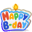 B-Day Candle